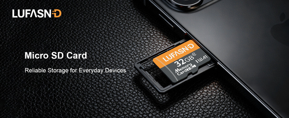 LUFASND TF memory card displayed on a dark desktop.