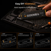 LUFASND M.2 NVMe SSD step‑by‑step DIY installation guide for desktop and laptop upgrade.