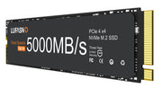 LUFASND Gen4 NVMe M.2 2280 SSD solid‑state drive, 5000MB/s high‑speed internal gaming storage.