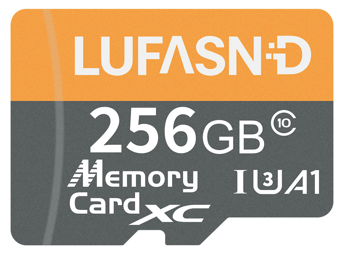 LUFASND 256GB micro SD memory card, U3 A1 class10 high speed TF memory card