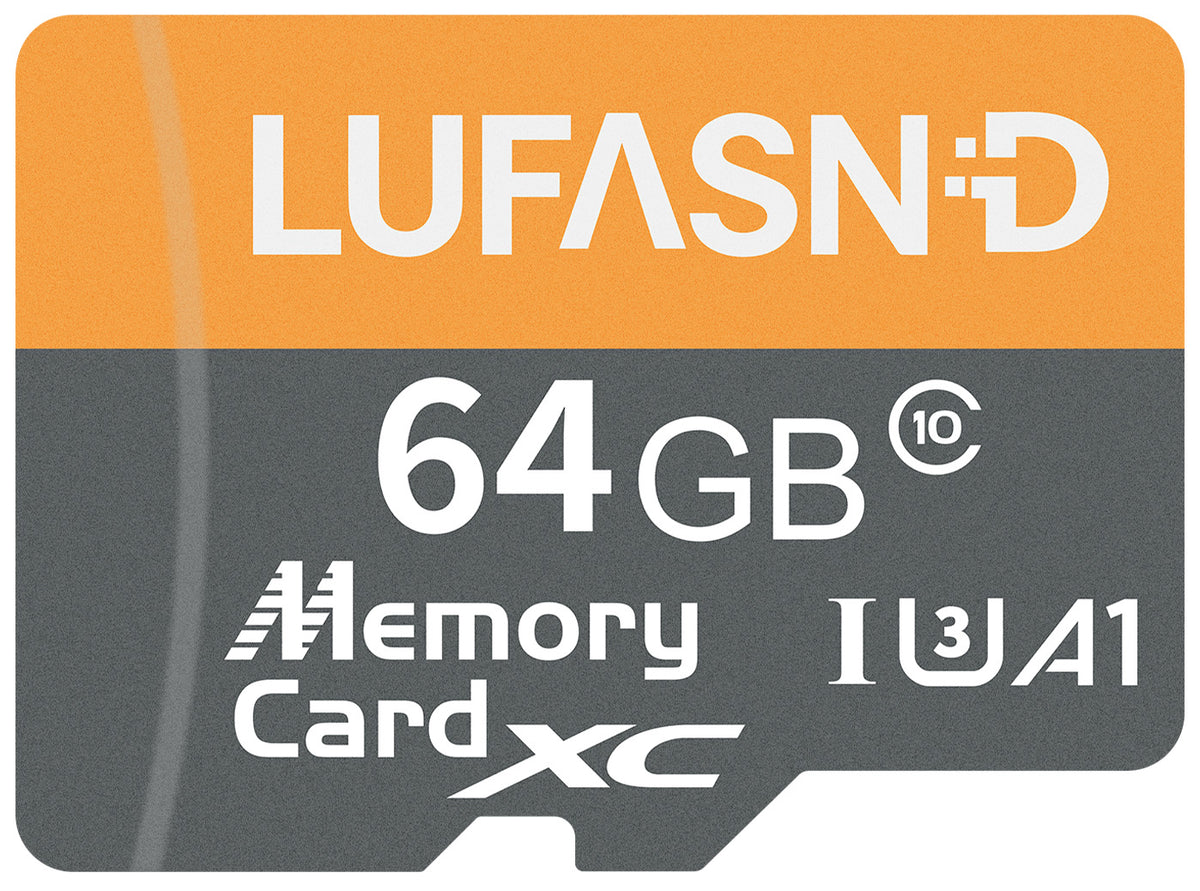 LUFASND 64GB micro SD memory card, U3 A1 class10 high speed TF memory card
