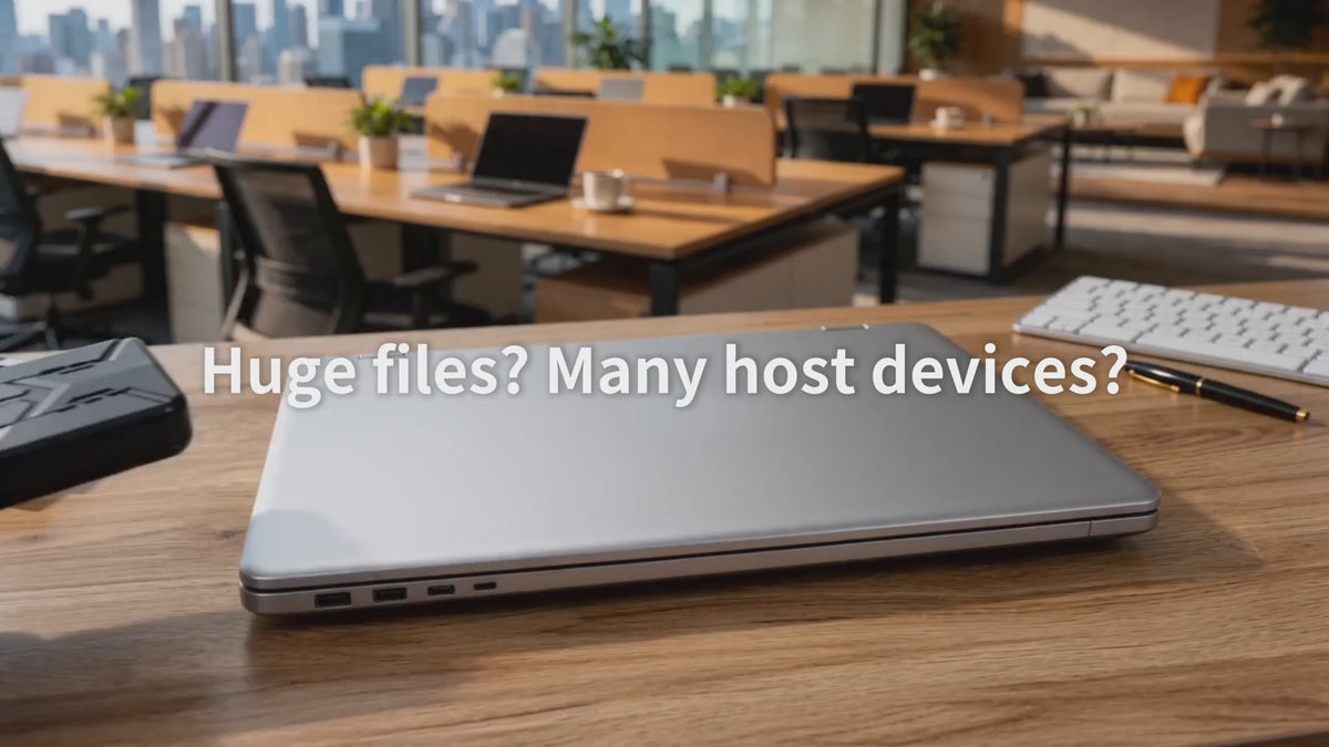 LUFASND PCIe3 NVMe M.2 SSD product video, fast internal storage upgrade for office laptop and desktop PC handling large files.